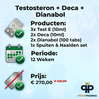Test E + Deca + Dianabol - Cycle