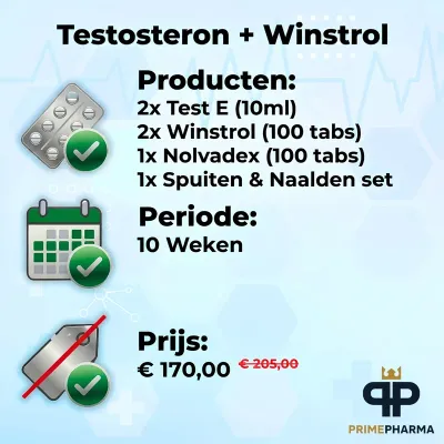 Test E + Winstrol - Cycle